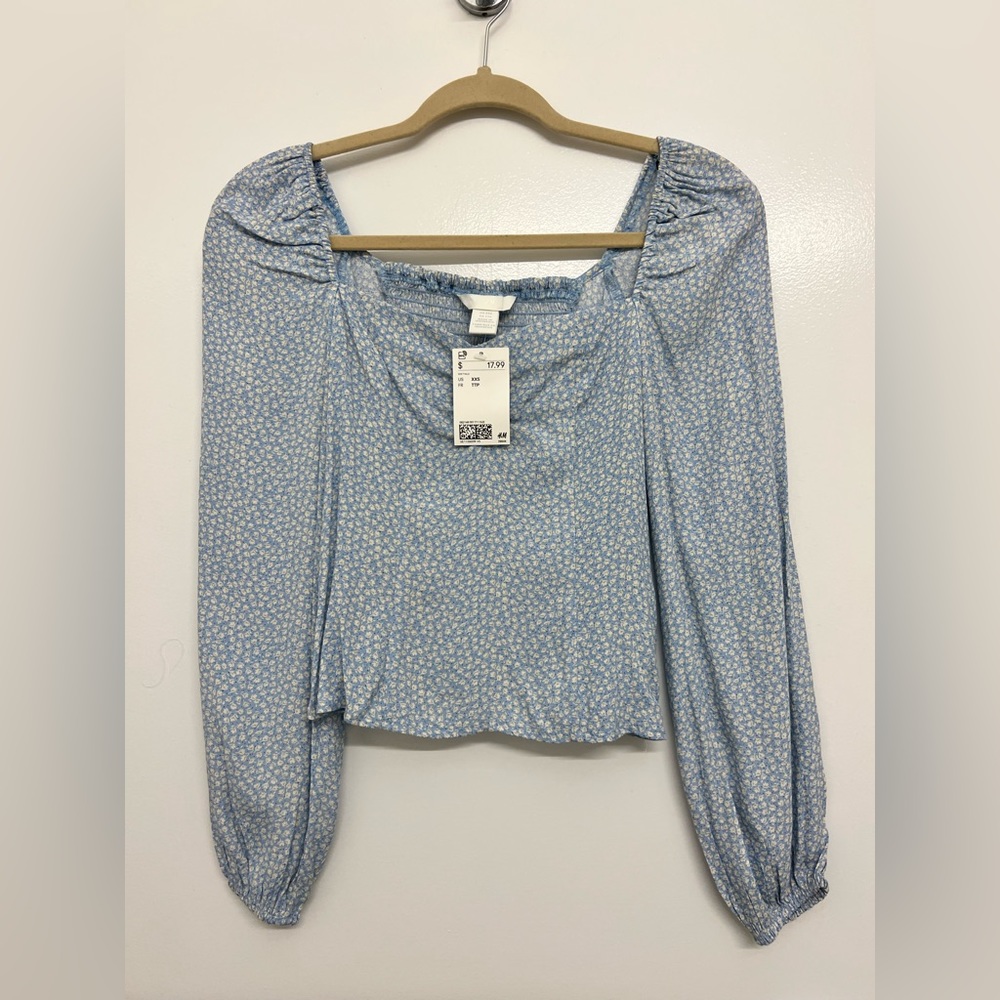 Brand new H&M floral long sleeve top